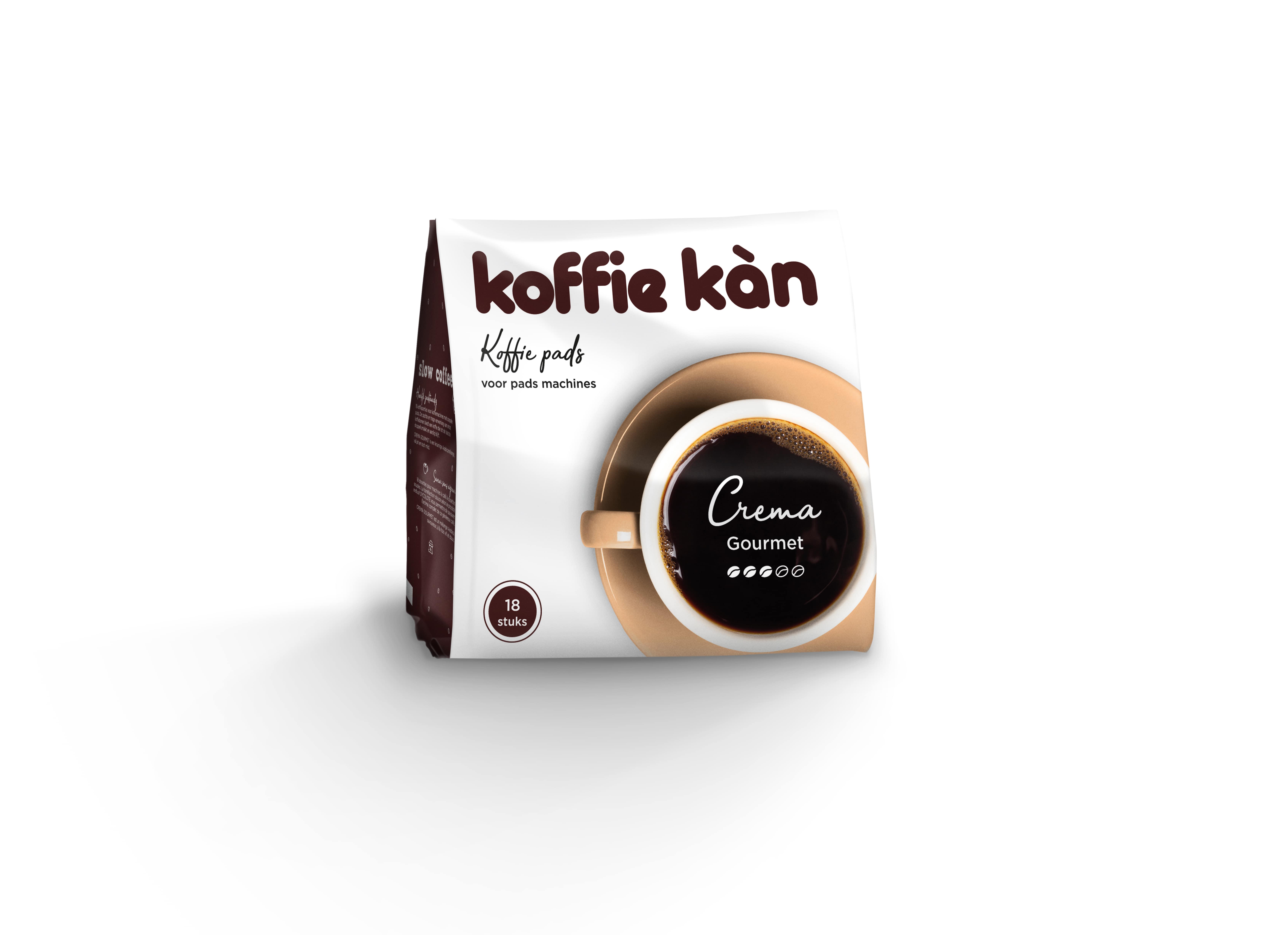 Koffie Kàn Pads crema gourmet 18 portions 133g